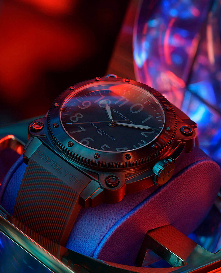 Часы Hamilton Khaki Navy BeLOWZERO Auto Limited Edition H78505331 — Швейцария, механические