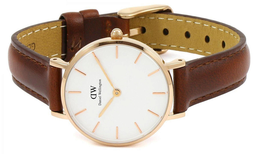 Часы Daniel Wellington Petite St Mawes DW00100550 — женские, коричневый