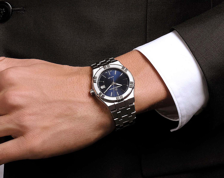 Часы Maurice Lacroix Aikon Quartz AI1108-SS002-430-1 — сталь металл, Швейцария