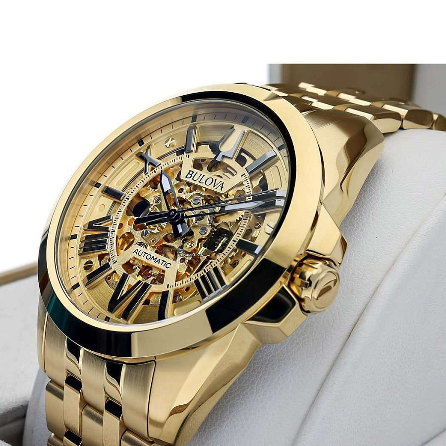Часы Bulova Sutton 97A162 — металл сталь, США