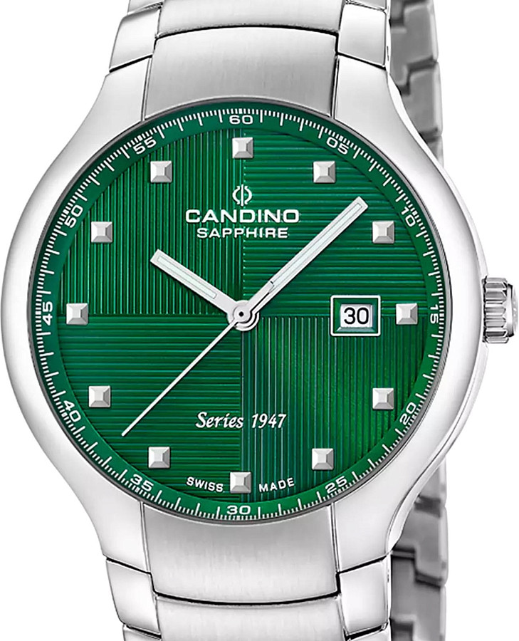 Часы Candino Swiss C4792/2 — кварцевые, металл сталь