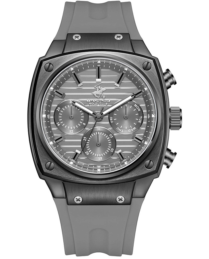 Часы Beverly Hills Polo Club BP3778X.066 — мужские, серый