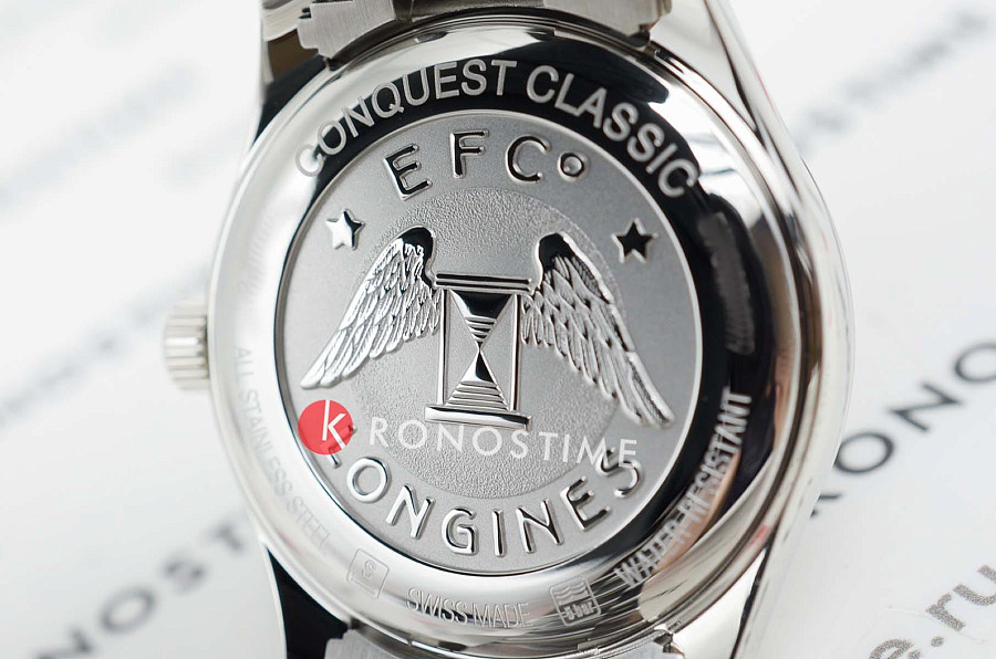 Часы Longines Conquest Classic L2.386.4.52.6 — женские, нержавеющая сталь