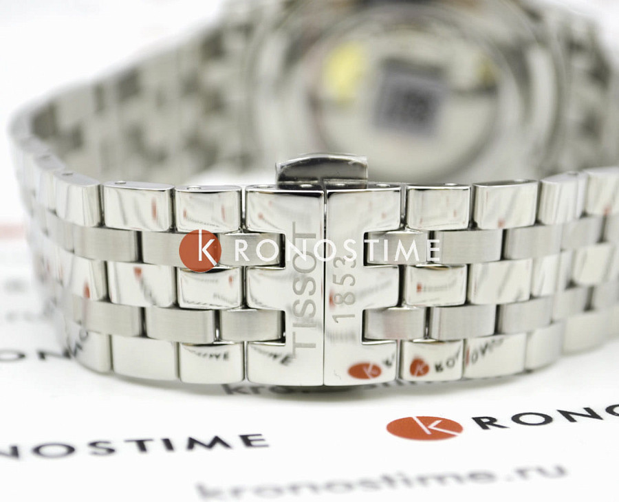 Часы Tissot Carson Premium Powermatic 80 T122.407.11.033.00 — сталь металл, мужские, Швейцария