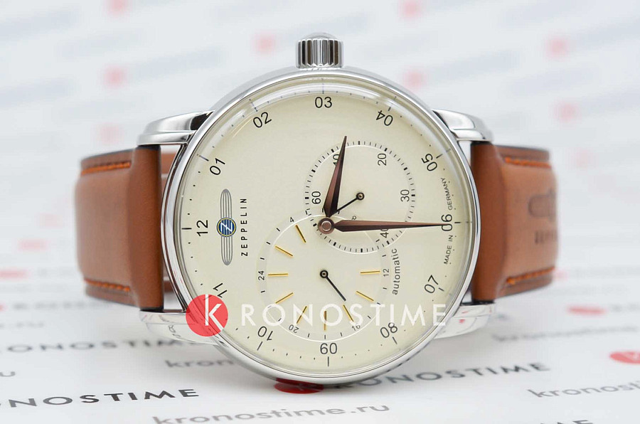 Часы Zeppelin New Capitain`s Line 86621 — механические, металл сталь