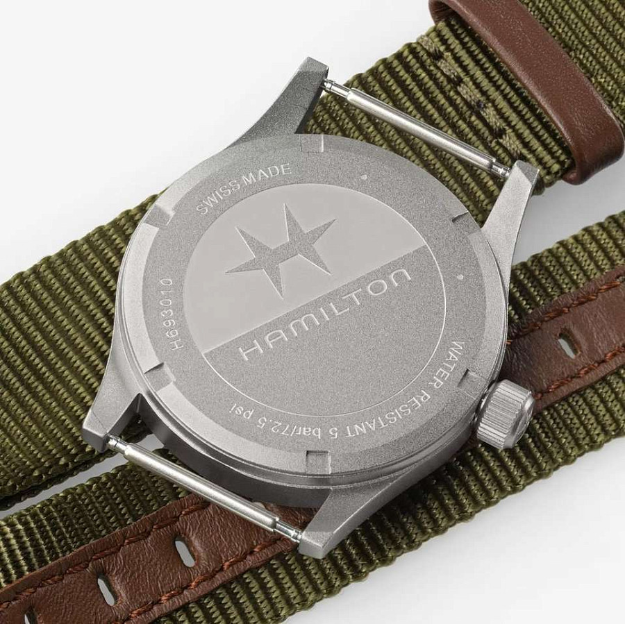 Часы Hamilton Khaki Field Quartz 33mm H69301960 — Швейцария, кварцевые