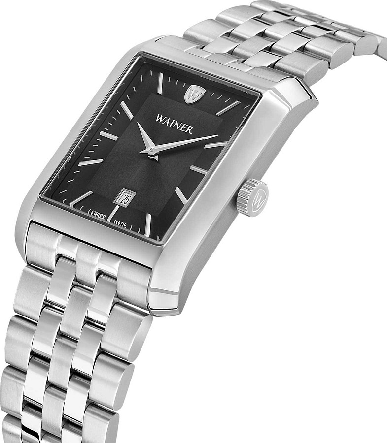 Часы Wainer Classic WA.21200-C — кварцевые, металл сталь