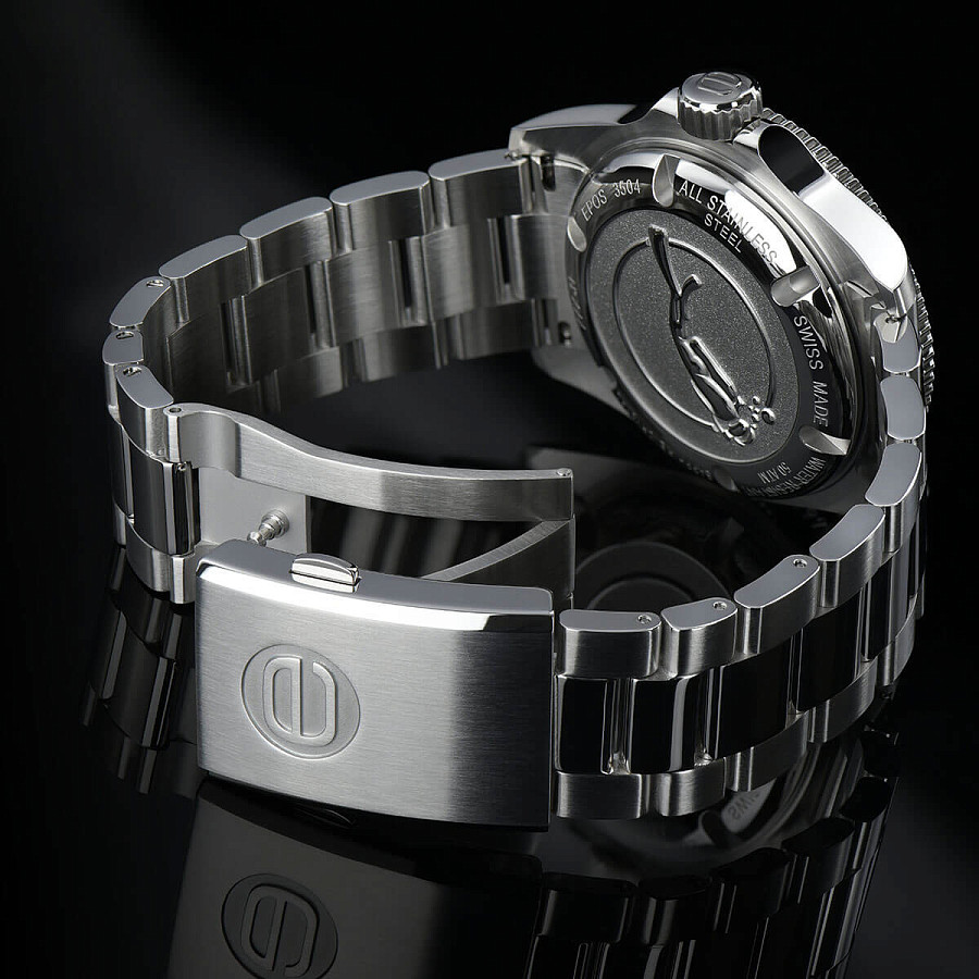 Часы Epos Diver 3504.131.20.15.30 — нержавеющая сталь, мужские