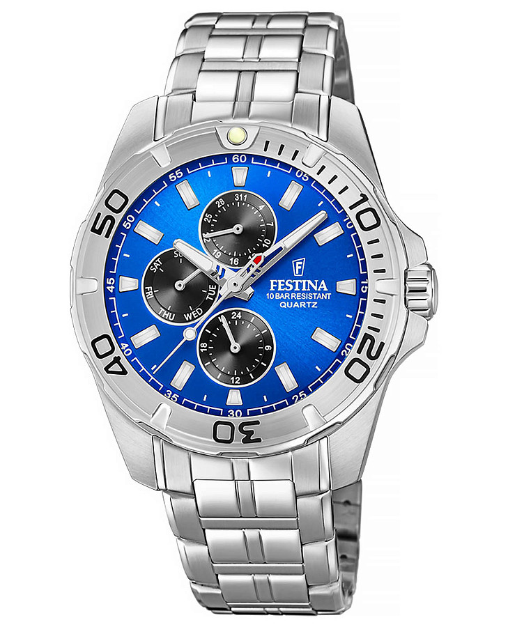Часы Festina Multifuncion F20445/4 — мужские, синий