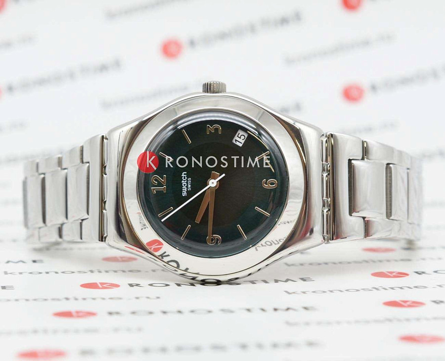 Часы Swatch I Medium Standard YLS468G — кварцевые, металл сталь