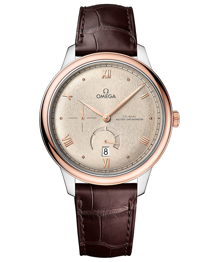 Часы Omega De Ville Prestige 434.23.41.21.09.001 — мужские, бежевый