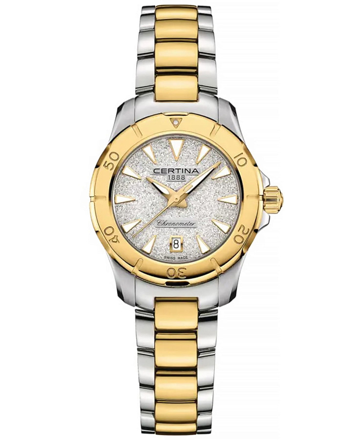 Часы Certina DS Action Lady C032.951.22.031.01 — женские, серебристый