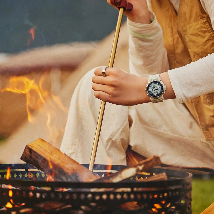 Часы Casio Pro Trek PRW-35-7DR (PRW-35-7) — кварцевые, металл сталь пластик