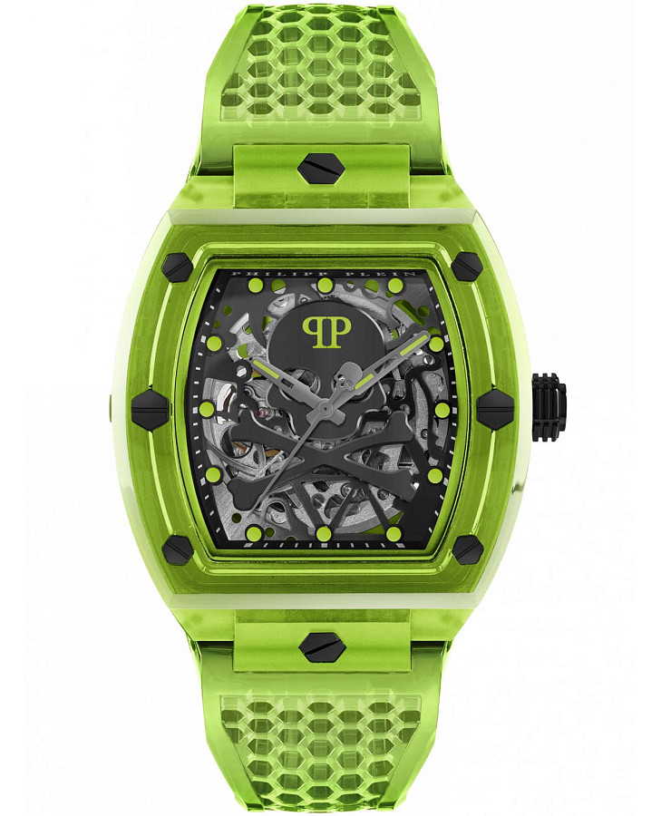 Часы Philipp Plein $keleton Crystal PWPTA0124 — мужские, черный