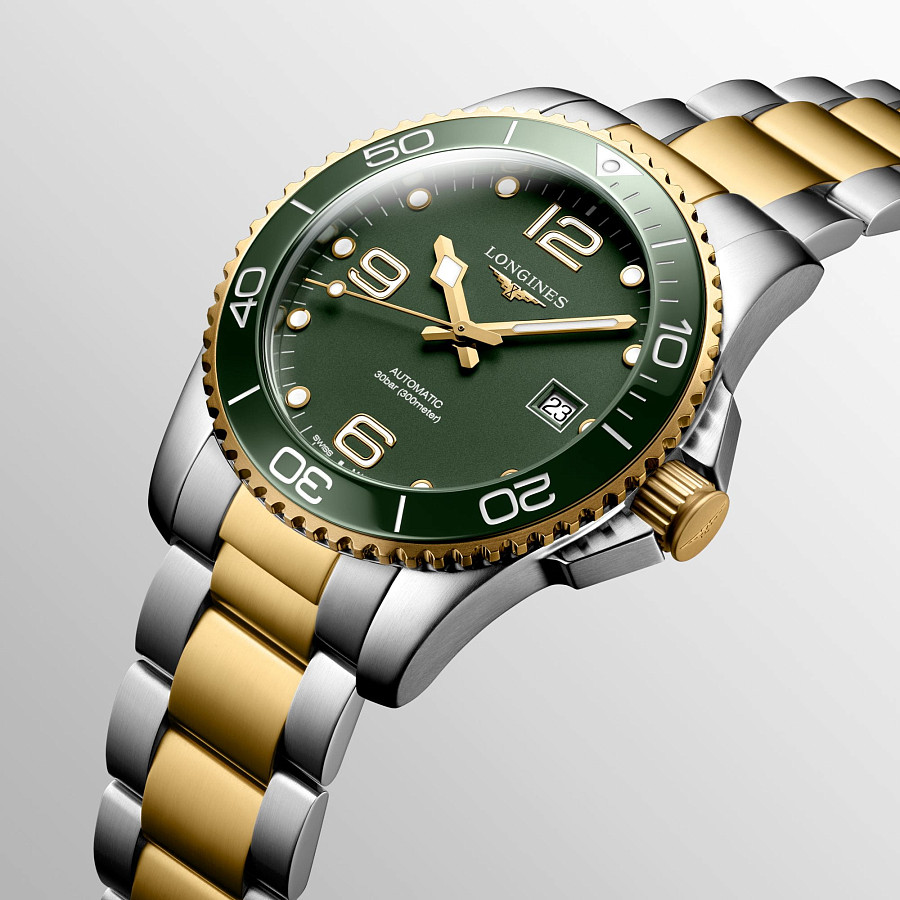 Часы Longines HydroConquest L3.781.3.06.7 — сталь c pvd покрытием, мужские