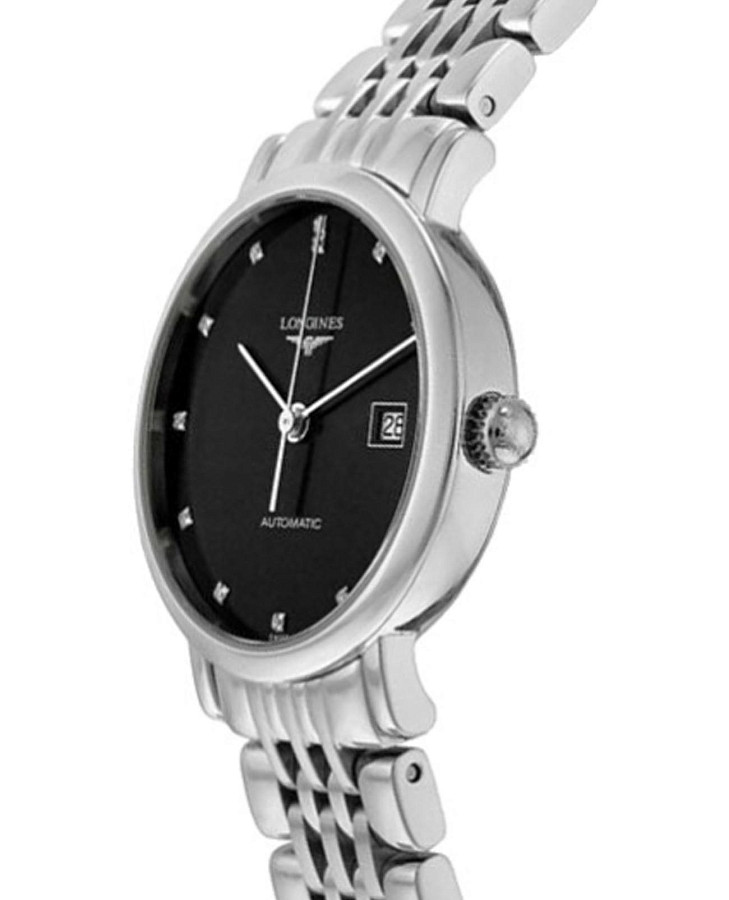 Часы Longines Elegant Collection L4.310.4.57.6 — механические, металл сталь