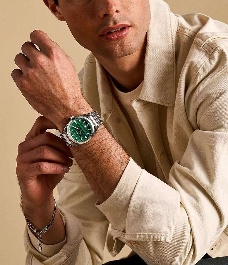 Часы Fossil Everett FS6056 — мужские, нержавеющая сталь