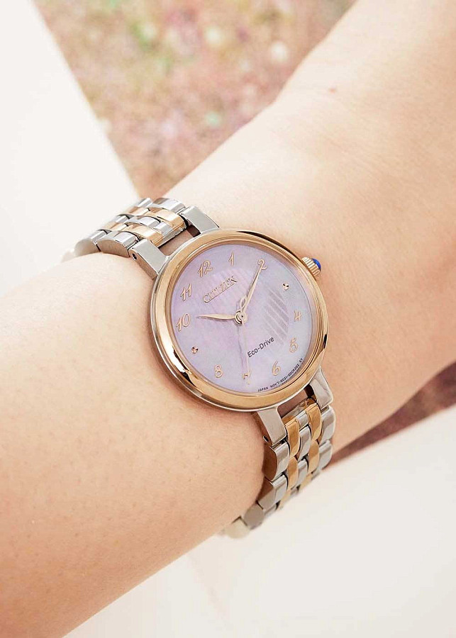 Часы Citizen Eco-Drive EM0996-84Y — сталь металл, Япония