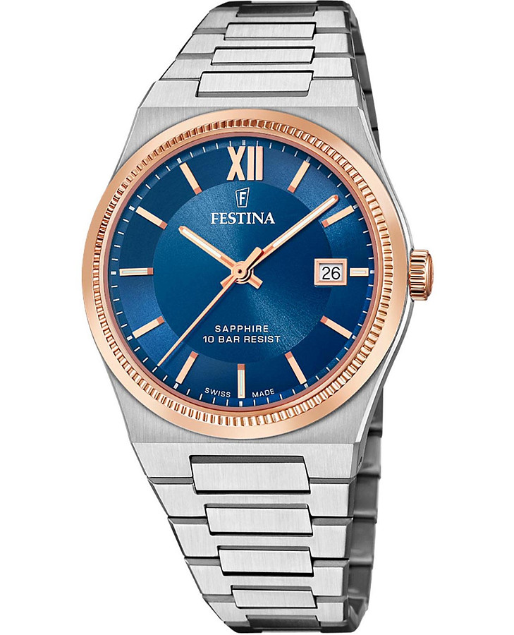 Часы Festina Classics F20036/2 — мужские, синий