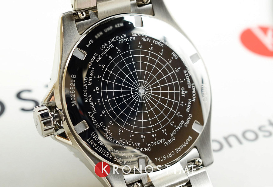 Часы Mido Ocean Star GMT M026.629.11.041.00 — мужские, нержавеющая сталь