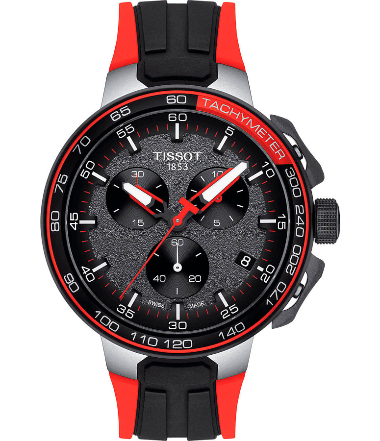 Часы Tissot T-Race Cycling Chronograph T111.417.27.441.00 — мужские, черный