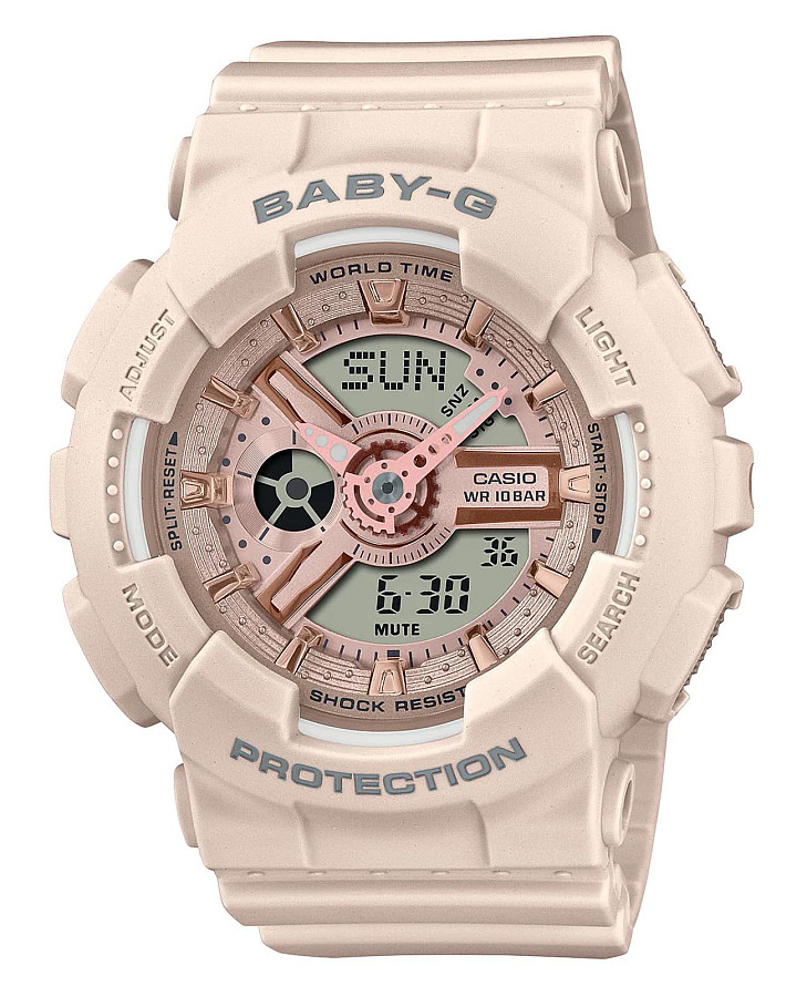 Часы Casio Baby-G BA-110XCP-4A — женские, розовый