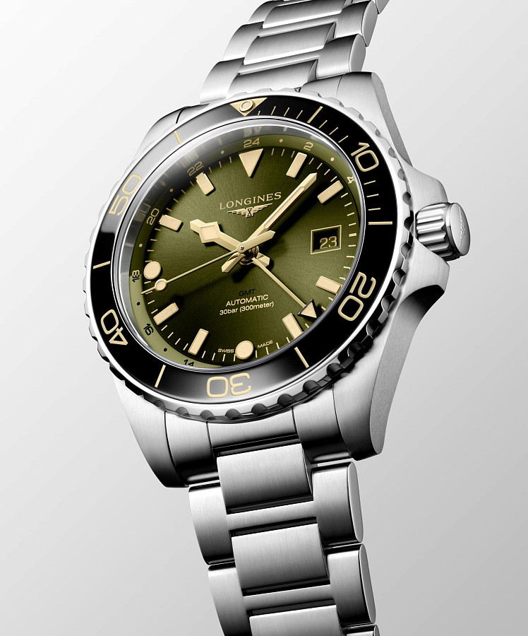 Часы Longines Hydroconquest GMT L3.890.4.06.6 — артикул L38904066