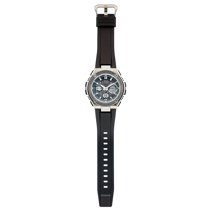 Часы Casio G-Shock GST-W110-1A — черный, металл сталь пластик