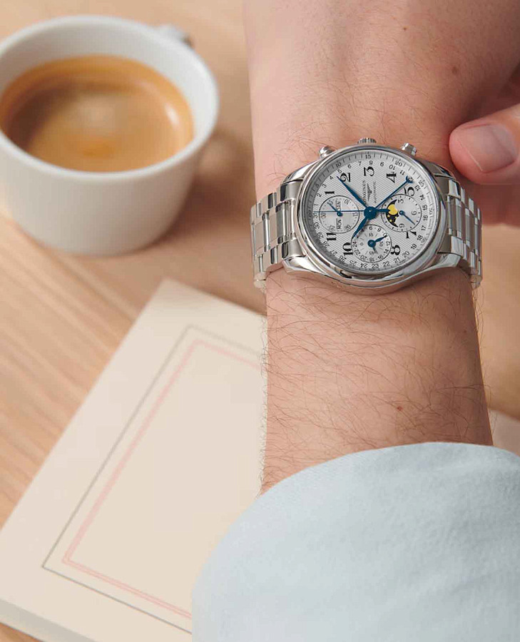 Часы Longines Master Collection L2.673.4.78.6 — серебристый, металл сталь
