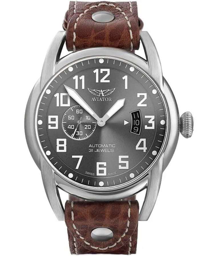 Часы Aviator Bristol Scout V.3.18.0.312.4 — мужские, серый