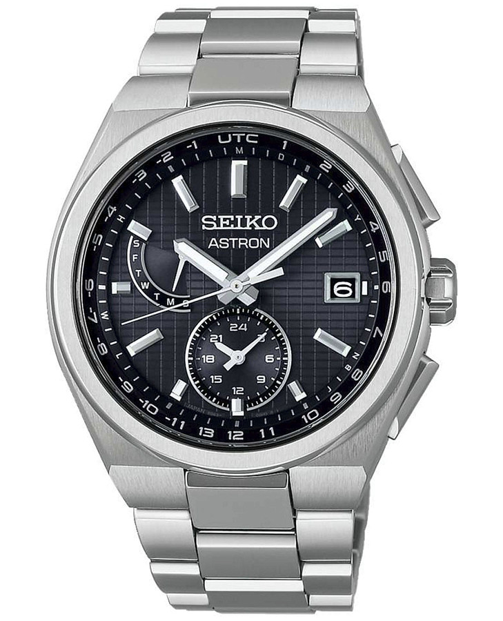 Часы Seiko Astron Nexter Solar Radio SBXY067 — мужские, черный