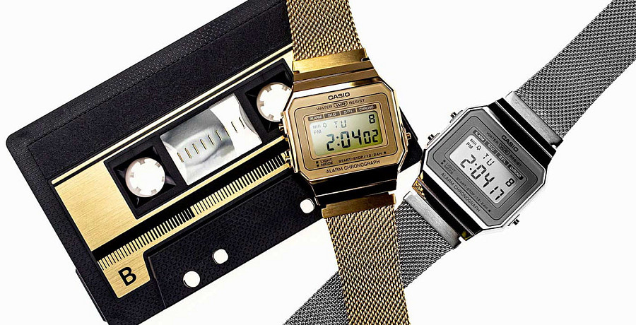 Часы Casio Collection A700WEMG-9A — золотой, пластик