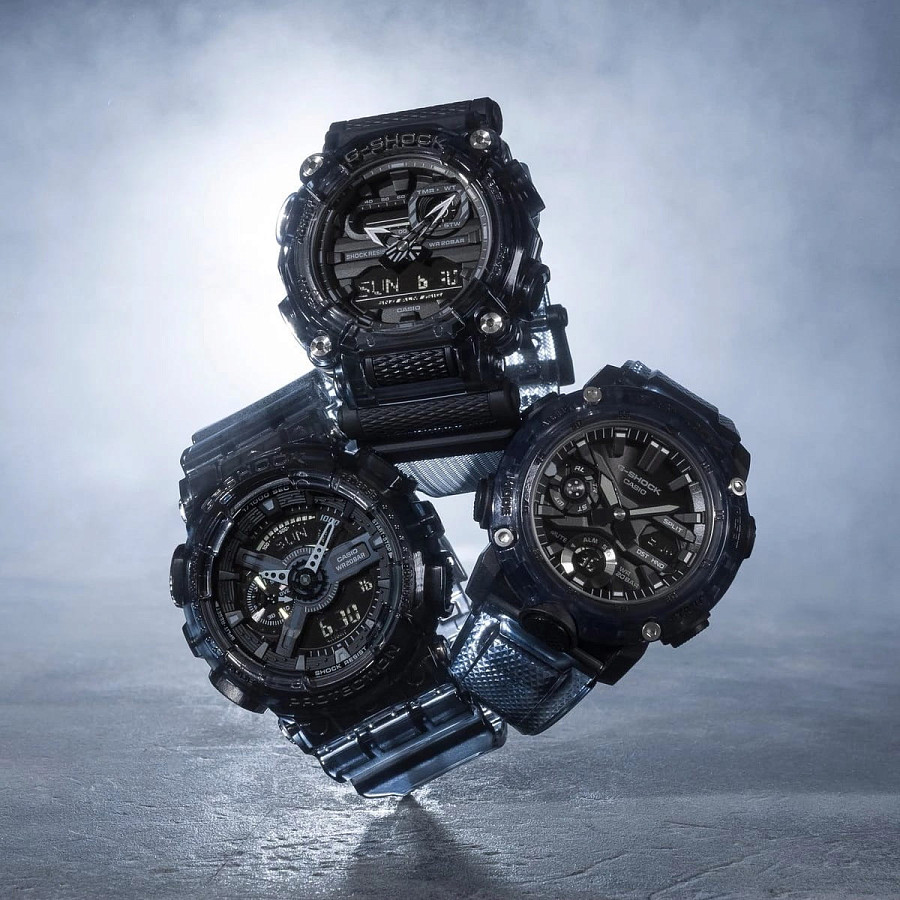 Часы Casio G-Shock GA-2000SKE-8A — серый, карбон