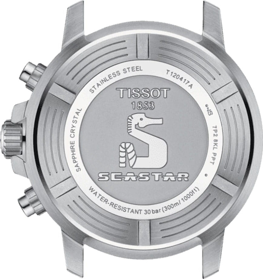 Часы Tissot Seastar 1000 Chronograph T120.417.17.081.01 — тканевый, мужские