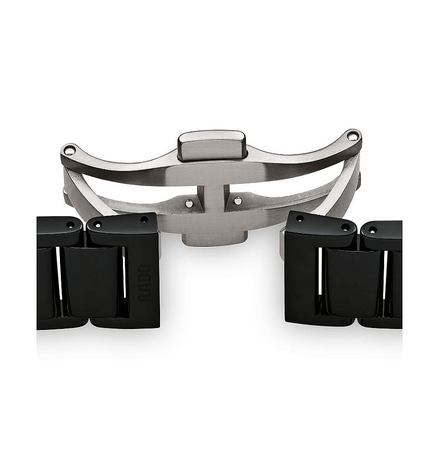 Часы Rado True Square True Heart R27078152 — черный, керамика