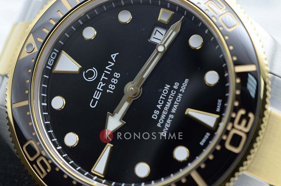 Часы Certina DS Action Diver C032.607.22.051.00 — Швейцария, механические