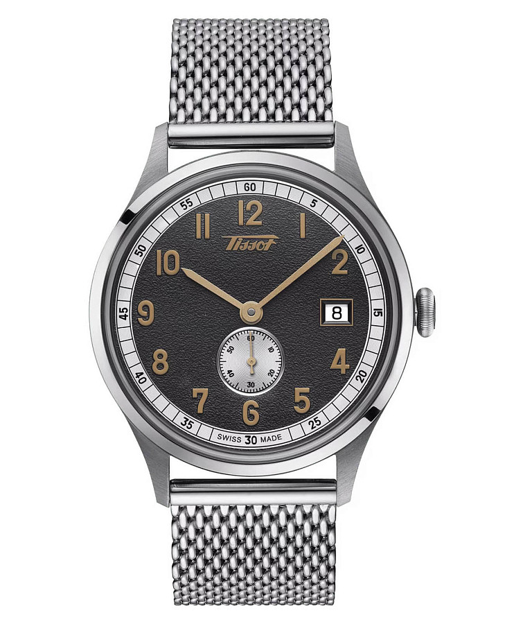 Часы Tissot Heritage Small Second 1938 T142.428.11.082.00 — мужские, черный