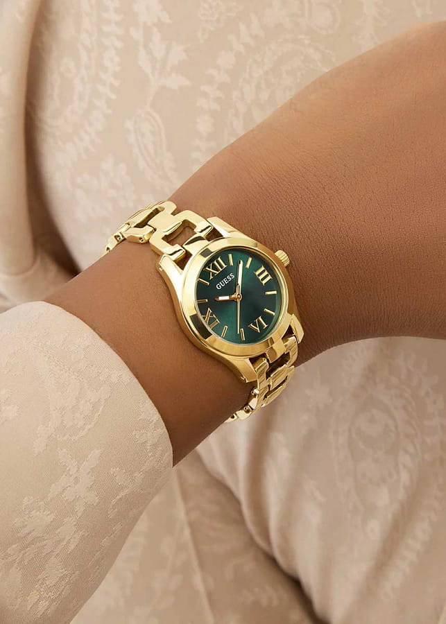 Часы Guess Bejeweled GW0927L2 — кварцевые, сталь металл