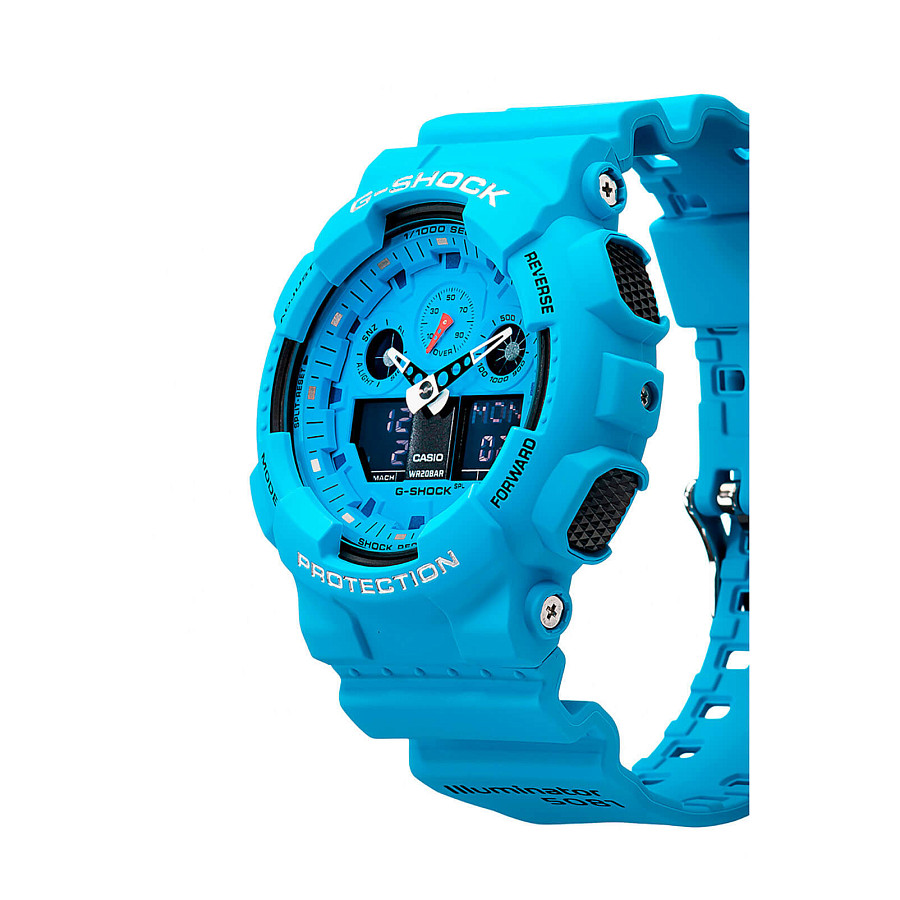 Часы Casio G-Shock GA-100RS-2A — Япония, электронные