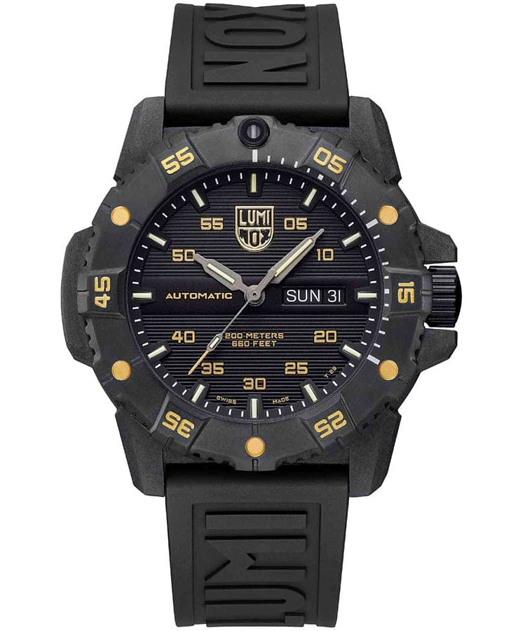 Часы Luminox Master Carbon SEAL Automatic XS.3865.GOLD — мужские, черный