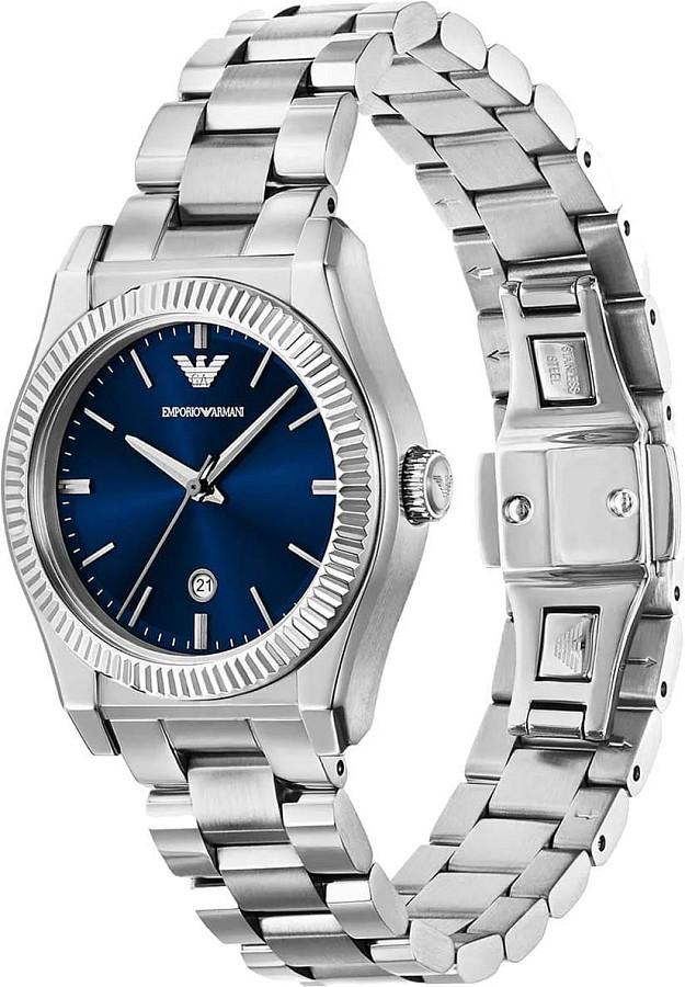 Часы Emporio Armani Federica AR11717 — синий, сталь металл