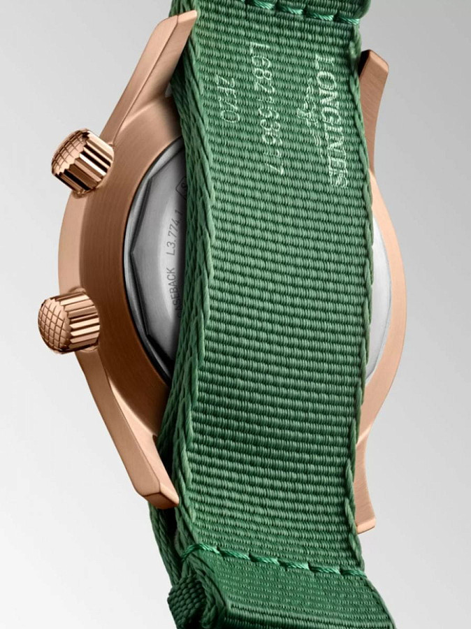 Часы Longines Legend Diver Watch L3.774.1.50.2 — мужские, кожаный