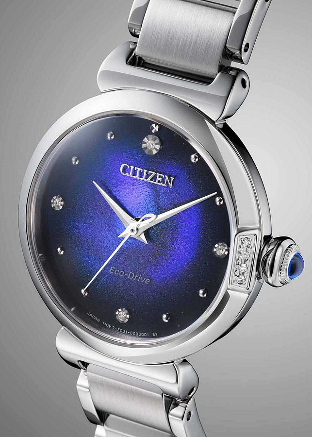 Часы Citizen Eco-Drive EM1060-87L — сталь металл, Япония