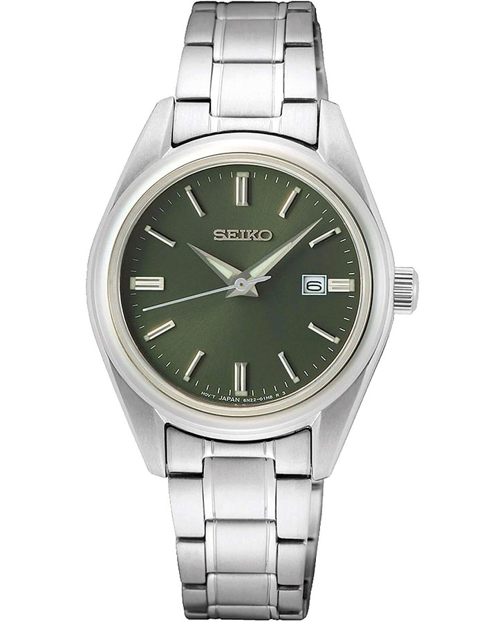 Часы Seiko CS Dress SUR533P1 — женские, зеленый