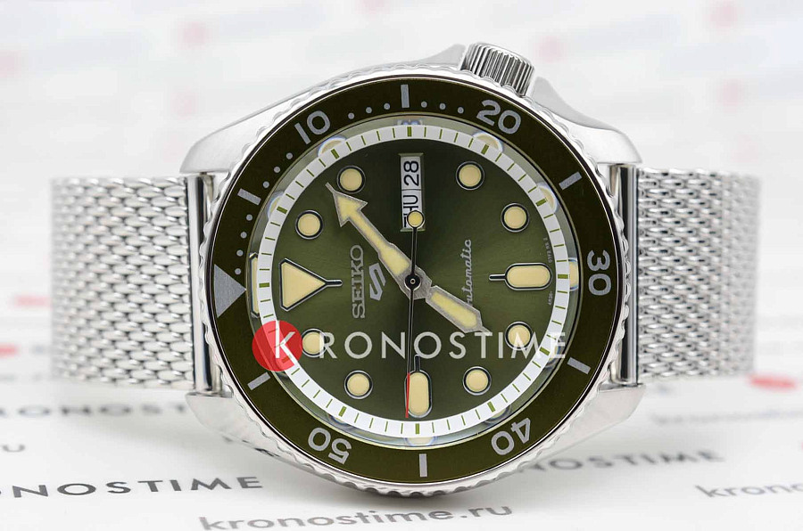 Часы Seiko 5 Sports SRPD75K1 — механические, сталь металл