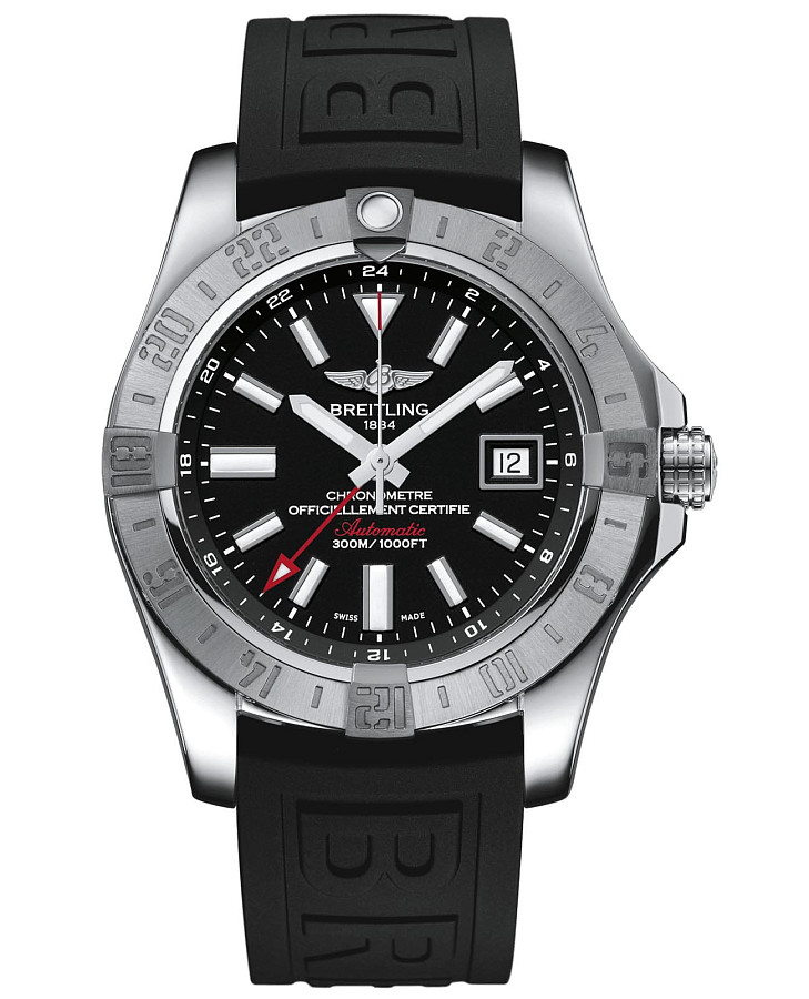 Часы Breitling Avenger II GMT A32390111B1S2 — мужские, черный