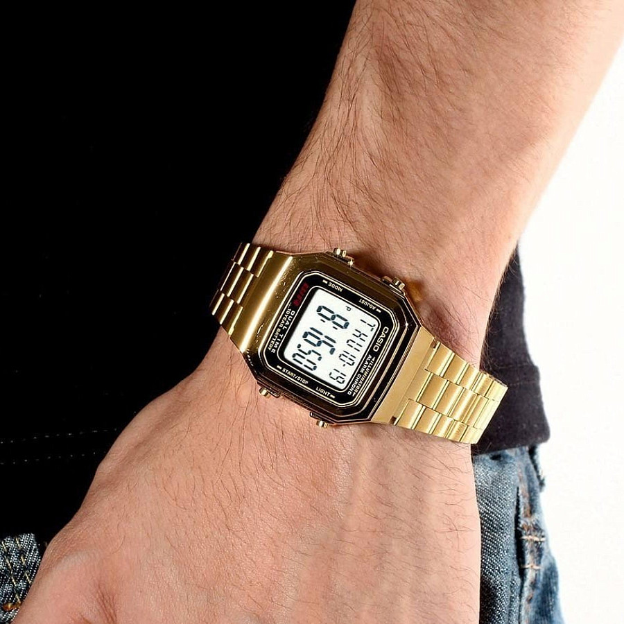 Часы Casio Vintage A178WGA-1ADF (A178WGA-1A) — пластик, Япония