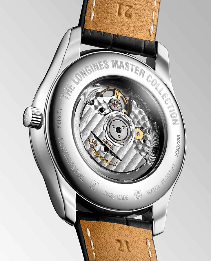 Часы Longines Master Collection L2.919.4.51.8 — механические, металл сталь