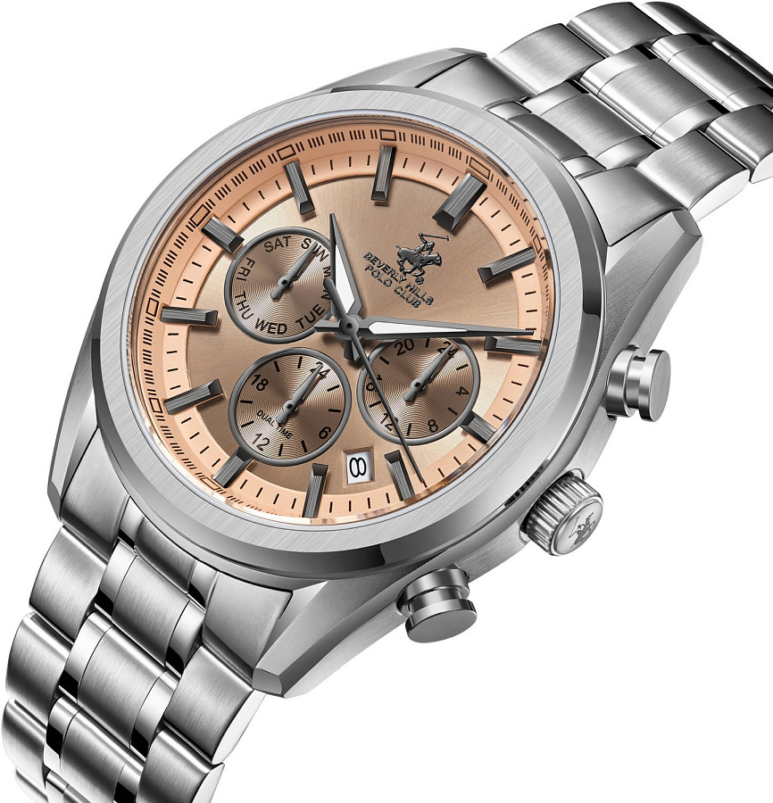 Часы Beverly Hills Polo Club BP3698X.340 — нержавеющая сталь, мужские