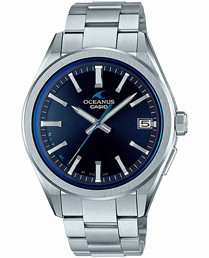 Часы Casio Oceanus OCW-T200S-1A — мужские, синий